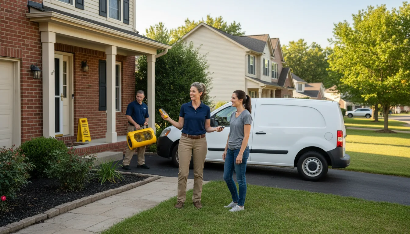 Water restoration image for Home Water Damage Repair in Diana, WV